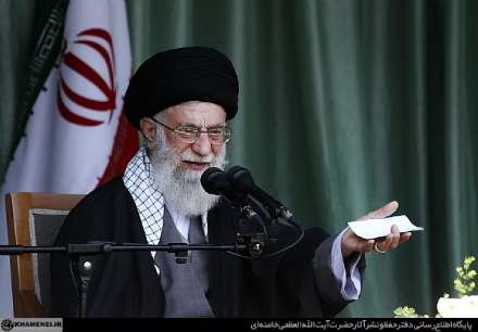 دیدار مقام معظم رهبری با جمعی از کارگران