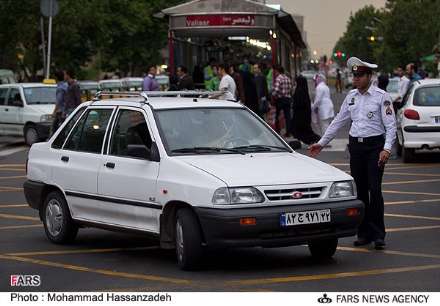بی نظمی عبور و مرور در خیابانهای تهران