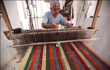 کارگاه سنتی جاجیم بافی