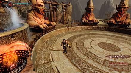 یکی از صحنه های بازی ایرانی گرشاسب