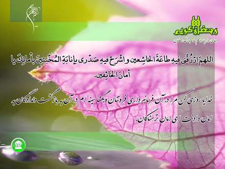 دعای روز پانزدهم ماه مبارک رمضان