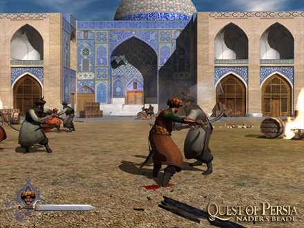 تصویر صحنه ای از بازی ایرانی شمشیر نادر