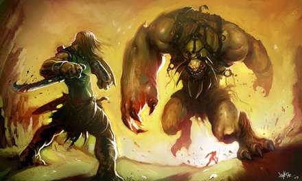 یکی از صحنه های بازی ایرانی گرشاسب