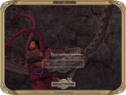 تصویر صحنه ای از بازی ایرانی عصر پهلوانان