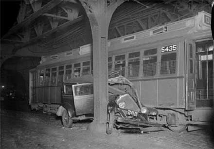 نود سال پیش اینطوری تصادف می کردند!