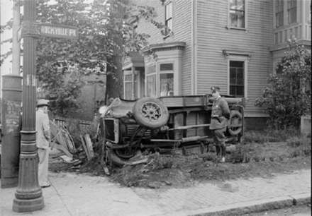 نود سال پیش اینطوری تصادف می کردند!