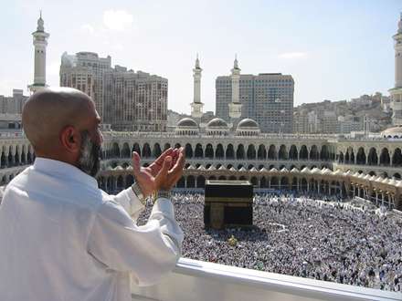 كعبه از نماي بالكن