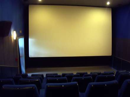 قاب گرافيكي پرده سينما