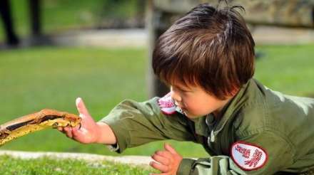 وقتی نشانی از ترس در وجود این کودک نیست !