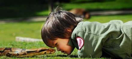 وقتی نشانی از ترس در وجود این کودک نیست !