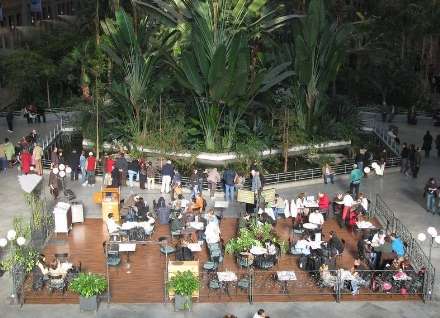 باغ گیاه شناسی در داخل ایستگاه قطار مادرید