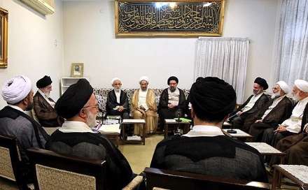 دیدار اعضای شورایعالی حوزه های علمیه با مقام معظم رهبری