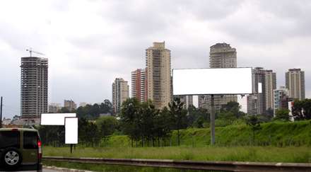 قاب گرافيكي چند بيلبرد تبليغات شهري