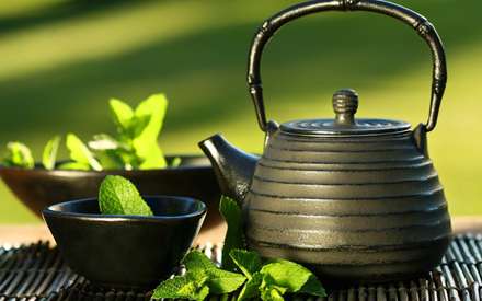 نمایی از یک کتری زیبا