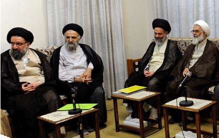 دیدار اعضای شورایعالی حوزه های علمیه با مقام معظم رهبری