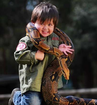 وقتی نشانی از ترس در وجود این کودک نیست !