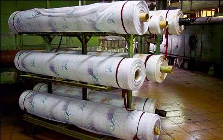 گزارش تصویری از کارخانه پارچه بافی  در تهران