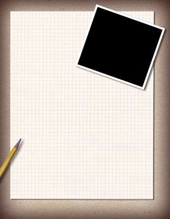 قاب گرافيكي صفحه اي شطرنجي و برگي سياه