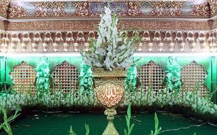 ضریح جدید حرم مطهر حضرت سیدالشهدا (ع) در قم