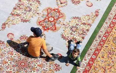 رونمایی از سومین فرش بزرگ دنیا