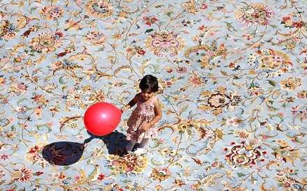 رونمایی از سومین فرش بزرگ دنیا
