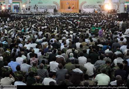 دیدار بسیجیان خراسان شمالی با رهبر انقلاب