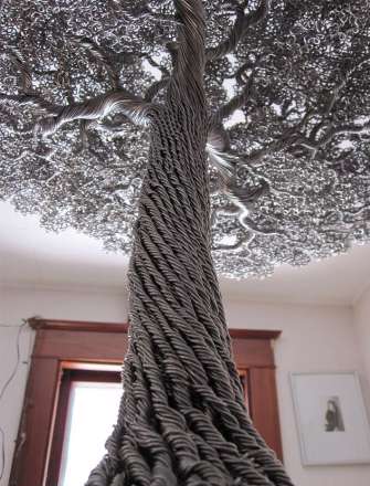 درخت درست شده با سیم