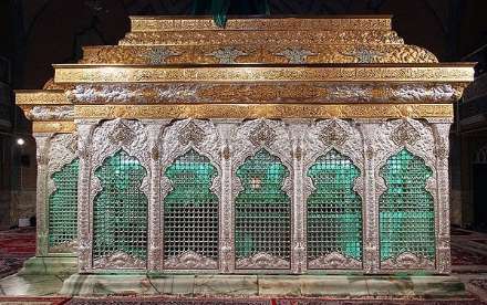 ضریح جدید حرم مطهر حضرت سیدالشهدا (ع) در قم