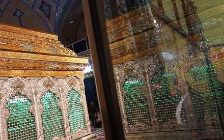 ضریح جدید حرم مطهر حضرت سیدالشهدا (ع) در قم