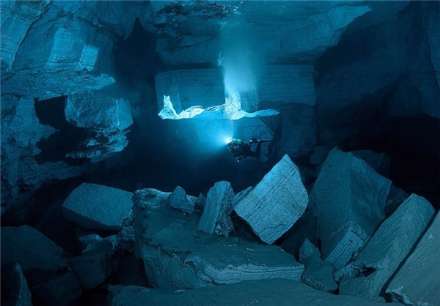 غواصی زیر زمینی در اوردینس کایا