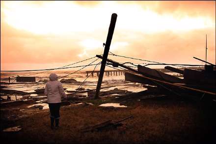 طوفان «سندی» با امریکایی‌ها چه کرده است؟