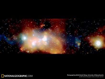 نمايي از ستاره هاي آسماني