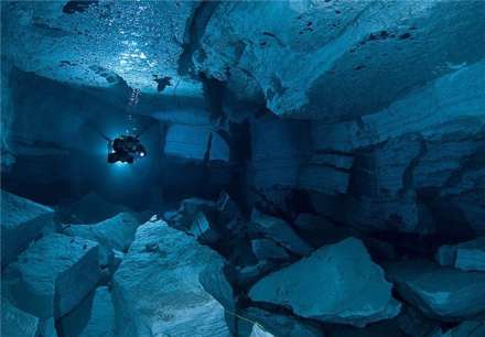 غواصی زیر زمینی در اوردینس کایا