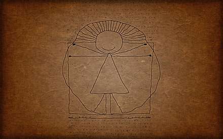 نقاشی با خط و اشکال هندسی