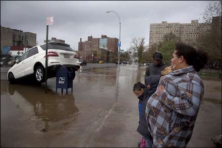 طوفان «سندی» با امریکایی‌ها چه کرده است؟