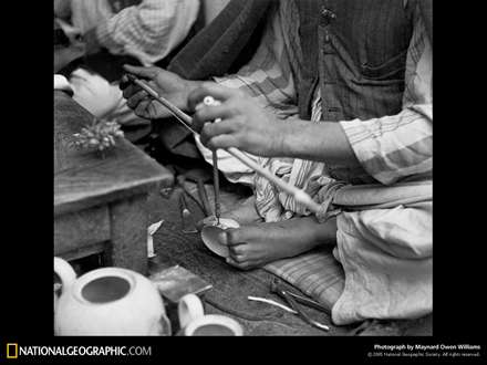 تصويري از ساخت صنايع دستي