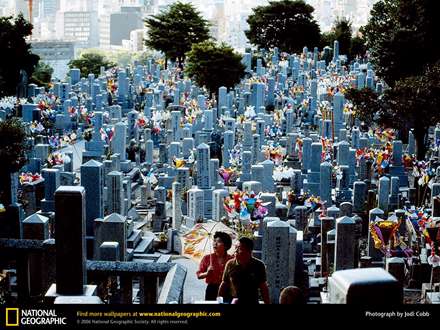 يك قبرستان در چين