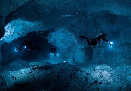 غواصی زیر زمینی در اوردینس کایا