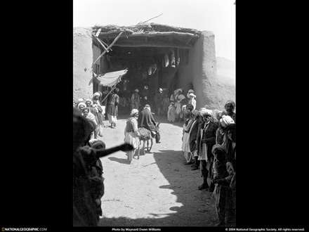 يك عكس قديمي از كوچه هاي شهر
