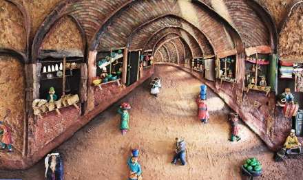 خلق اثر از ترکیب تخم مرغ و خاک