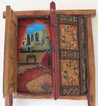 خلق اثر از ترکیب تخم مرغ و خاک