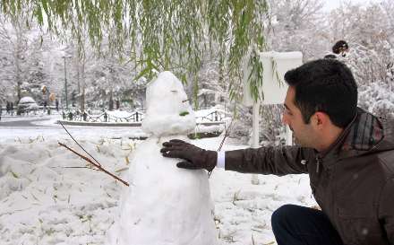 برف بازی با طعم نشاط