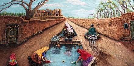 خلق اثر از ترکیب تخم مرغ و خاک