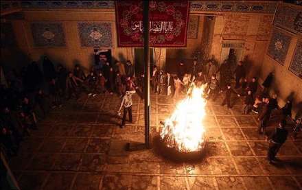 گزارش تصویری آیین سنتی محتشم‌خوانی