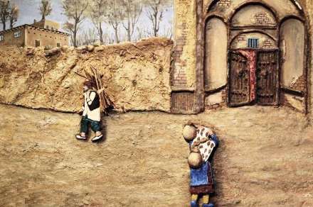 خلق اثر از ترکیب تخم مرغ و خاک