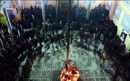 گزارش تصویری آیین سنتی محتشم‌خوانی