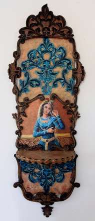 خلق اثر از ترکیب تخم مرغ و خاک