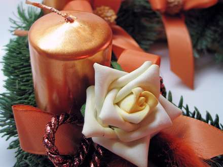 شمع نارنجی