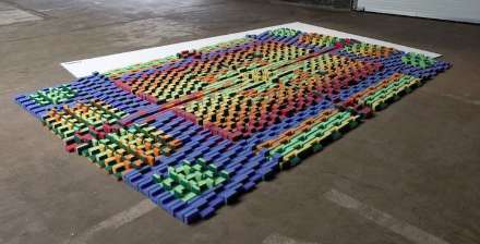 ساخت تابلو فرش های جالب با مواد مختلف