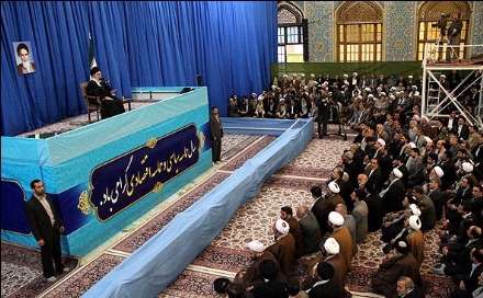 اجتماع زائران حرم رضوی با حضور رهبر معظم انقلاب
